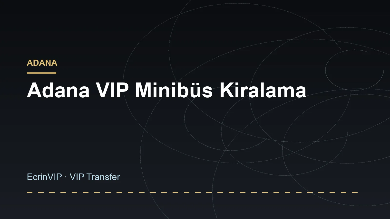 Adana VIP Minibus Rental