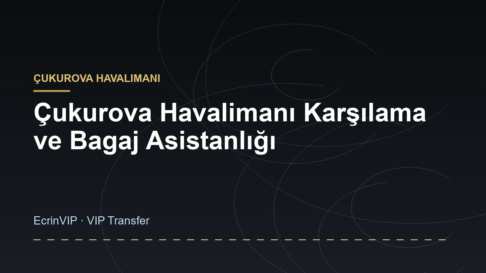 Çukurova Havalimanı Karşılama ve Bagaj Asistanlığı